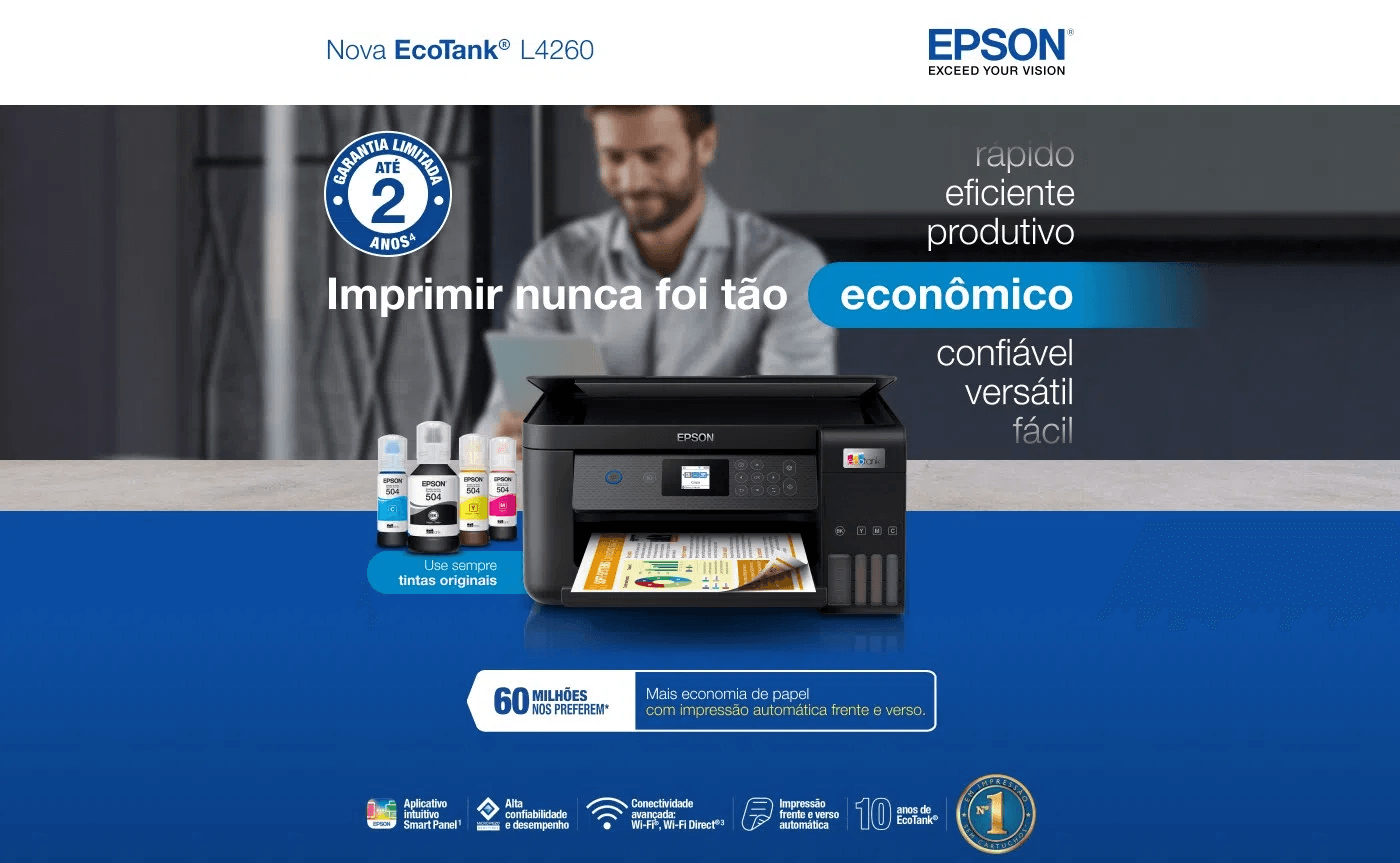 Impressora Multifuncional Epson EcoTank L4260